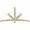 Ekena Millwork Alberta Rough Sawn Timber Gable Bracket, Douglas Fir, 108"W x 54"H x 6"D x 6"F, 12/12 Pitch GBW108X54X0606ALB00RDF - alternate 1